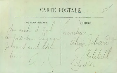 Beaune — Ogólny widok ku Urzędowi Miasta — LL. — Rewers