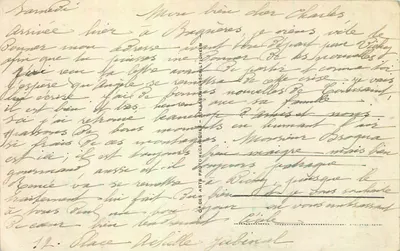 Bagnères-de-Bigorre - A Montanha do Bédat — LL 23 — Verso