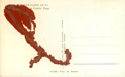 TENDAYE-PLAGE (B.P.) — Wielka Plaża — L. Rautneau, Bordeaux — Rewers
