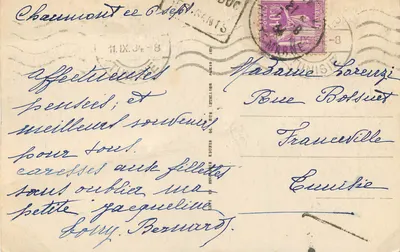 Chaumont (Haute-Marne) — Widok mostu i doliny Saint-Roch — LL — Rewers