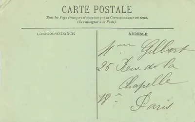 Compiègne — O Castelo — A Fachada, lado do Parque — LL. — n°71 — Verso
