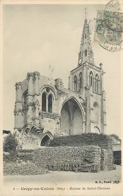 Crépy-en-Valois - Ruínas de Saint-Thomas — B. F., Paris