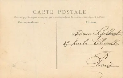 Crépy-en-Valois - Ruínas de Saint-Thomas — B. F., Paris — Verso