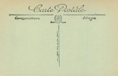 Zamek Pierrefonds — Sala Rycerzy Okrągłego Stołu — wydawca: Levé & Fils, Paryż — Rewers