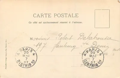 Pierrefonds — La Gare et Le Château — Phototypie A Brager frères, Paris — Rewers