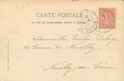 Pierrefonds - A Estação e o Castelo — O. Pressin — Verso