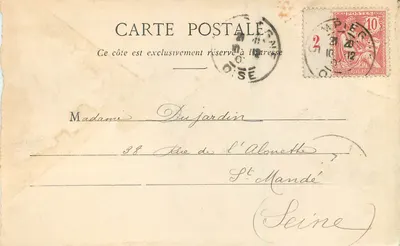 PierreFonds — Le Château, vue prise de la Route de Villers-Cotterets — Decelle, Compiègne — Rewers