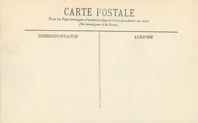 Kasteel van Pierrefonds in ruinen — Herstel begonnen in 1858 door Viollet le Duc — Uitgave Varin — Achterkant