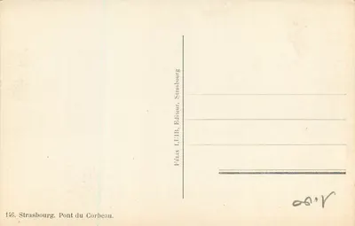 Strasbourg — Most Kruk — Wydawca Félix LUIB — Rewers