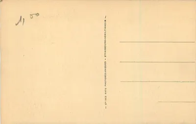 Strasbourg — Stare zamki Roban — Cie des Arts Photomécaniques — Rewers