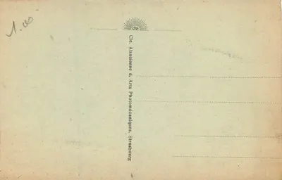 Strasburg — Katedra, Środkowa Nef — Katalog 49 — Rewers