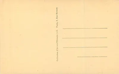 Teatro de l'Ambigu Comique — Viejo París alrededor de 1830 — Colección Menars — Reverso