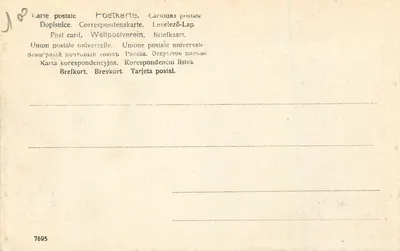 Strasburg — Münster — wydawca Weltpostverein, n° 7695 — Rewers