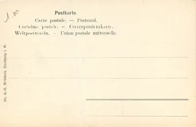 Strasbourg — Zegar Katedry — Gr. A.-M. Brinhard & Cie. — Rewers