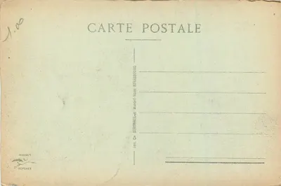 Strasburg — Pałac dawnego Cesarza, Plac Republiki — wydawca CH. Bergeret, nr 272 — Rewers