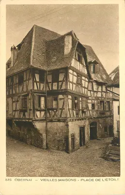 Obernai — Velhas casas — Praça da Estrela