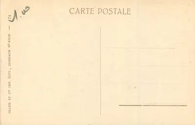 Thann — Katedra — Braun & Cie, Dornach — Rewers