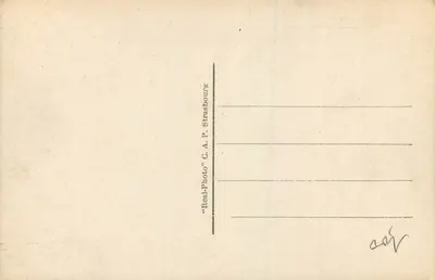 Strasburg — Dziedziniec Sokoła — C.A.P. nr 411 — Rewers