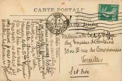 Pau — O Castelo Nacional — C.C. 113 — Verso