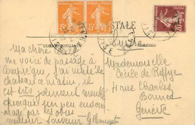 Compiègne — Zamek — Biblioteka Napoleona I — LL. n°26 — Rewers