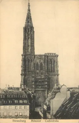 Strasbourg - Cathedral - view of the spire