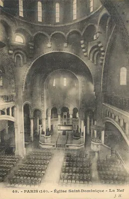 Paris (14e) - Igreja de Santo Domingos - A Nave