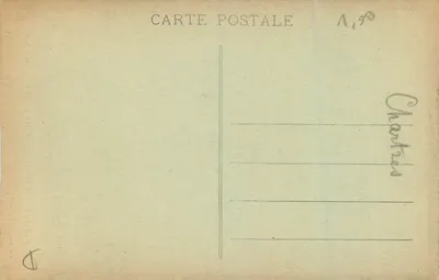 Catedral de Chartres (E.-et-L.) — A Virgem do Pilar — G. Founenault, Dreux — Verso