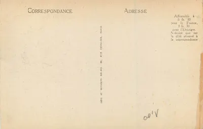 Katedra w Chartres — Fronton — Wydawca ND, n°8 — Rewers
