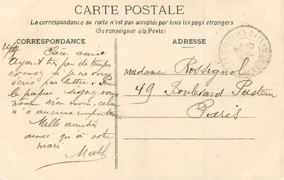 Les Petites-Dalles - La Chapelle — H. W. editora, n° 292 — Verso