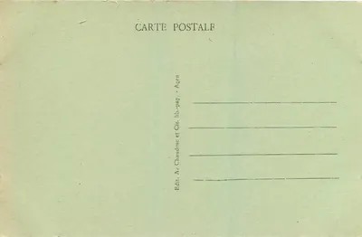 Agen - Igreja de Santa Foy (século XIII) — n° 263 — editor A. Chaudrue — Verso