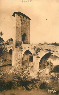 Orthez — Pont e torre de defesa do XIII e XIV século — Edições Artísticas Raymond Bergevin