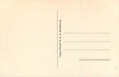 L'Épine (Marne) — Bazylika Najświętszej Maryi Panny, strona południowo-zachodnia — G. A. P. Strasbourg — Rewers
