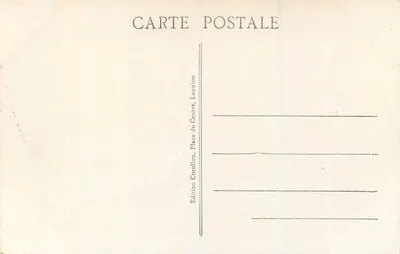 Ruínas do Castelo de Tonquedec — Environs de Lannion — A. B. — Verso