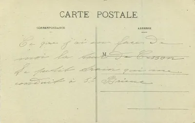 Saint-Brieuc-Le Légué — Chegada à Estação Terminal, Entrada do Porto — Coleção A. Wagon St-Brieuc, n° 2267 — Verso