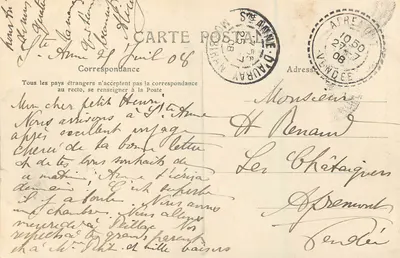 Ste-ANNE-d'AURAY - A Basílica — Morbihan, editor Ploërmur — Verso