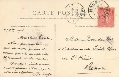 Saint-Thégonnec — O Calvário (lado Leste) — Coleção Willard, n° 750 bis — Verso