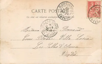Scena salonowa — Maladroït — F. Persoglia, nr 218 — Rewers