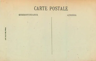Pau — O Castelo — Vasos de Sèvres — LL. 94 — Verso