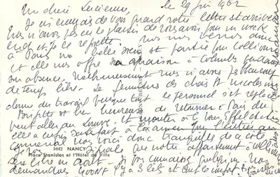 Place Stanislas i Hotel de Ville — Nancy — Wydawca: Éditions Régnier, nr 1042 — Rewers