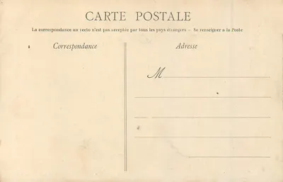 Interior da Basílica N.-D. de Bonne-Nouvelle em Rennes — Coleção A. Dechelette, Rennes — Verso