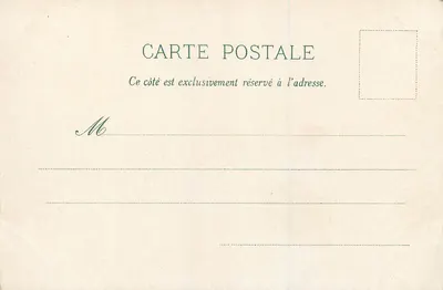Lourdes — Procesja chorych przed Kościołem Rosaryjnym — D.T. Wydawca, seria 2, nr 493 — Rewers