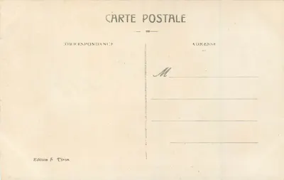 Lourdes — IX° Stazione del Calvario : « Gesù cade per la terza volta » — Edizione F. Viron, n° 111 — Verso