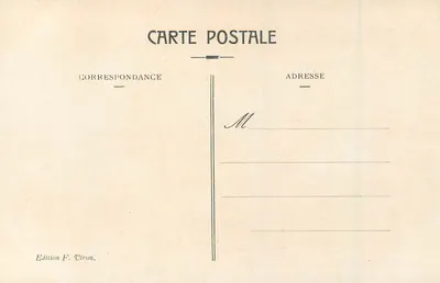 Lourdes — Zesde Station van het Kruisweg — Uitgave F. Viron, n° 276 — Achterkant