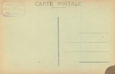 Clisson — Wejście do zamku — F. Defontaine, Clisson — Rewers