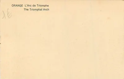 Orange — Arc triumfalny — Giraud — Rewers