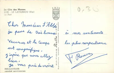 Port na Côte des Maures — Lavandou (Var) — Éditions Iris — Rewers