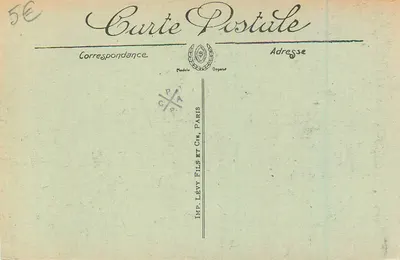 Malo-les-Bains — Na Digue — Edição especial A la Civette — Verso