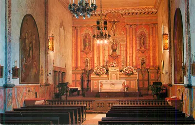 Missão Santa Barbara — Editor Hubert A. Lowman, Arroyo Grande, CA 93420 — número da série CMT-248