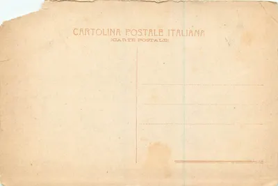 Roma - Fontana delle Tartarughe — editore Cartolina Postale Italiana — Verso