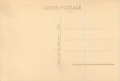 Musée du Louvre — Le Concert champêtre par Il Giorgione — éditeur Braun & Cie, Paris — Verso